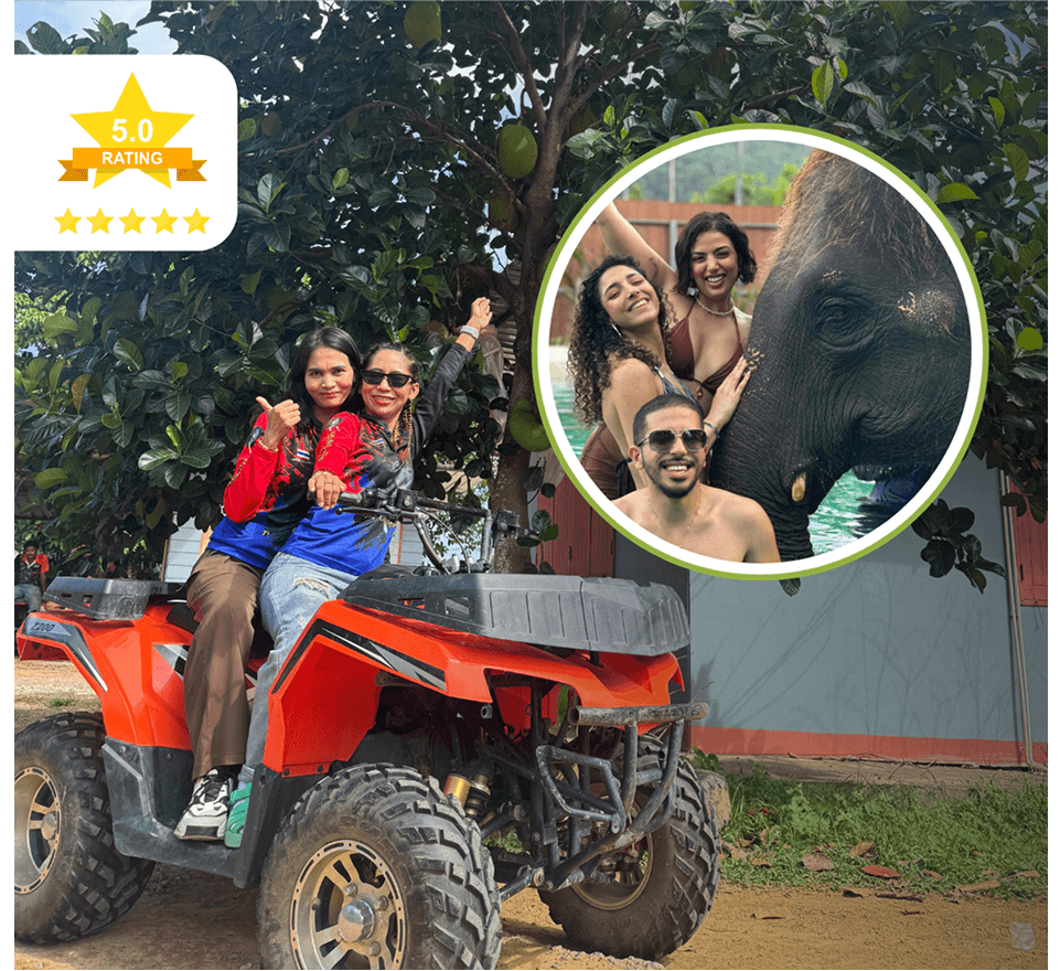 Shower with Elephant & ATV